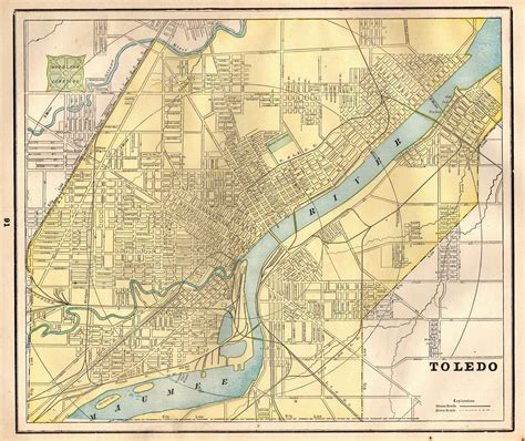 Open street map of Toledo, Ohio. Interactive free online map.